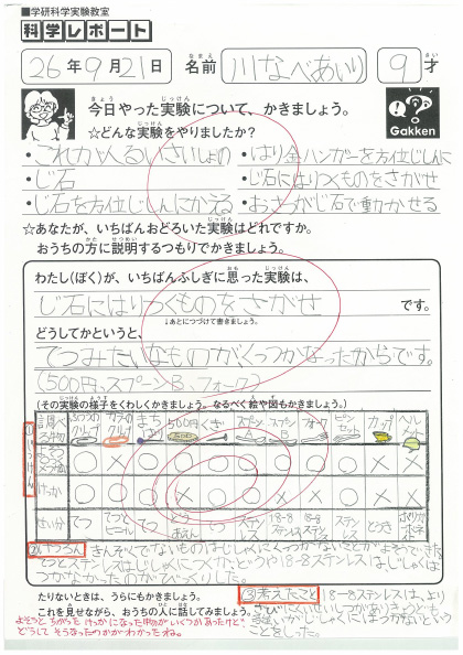 川辺 愛莉さん 3年生