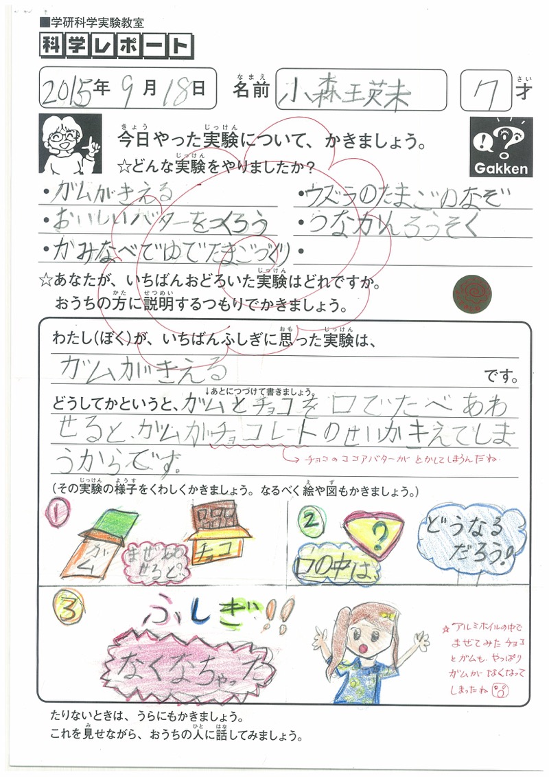 小森 瑛未さん 2年生