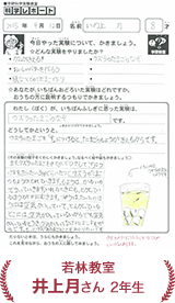 井上月さん 4年生