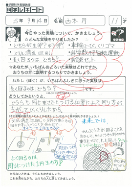西本 月さん 5年生