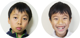左：大川 史翔くん（小6）右：大川 慶忠くん（小3）